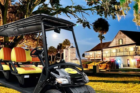 Ghost Tour on Premium Electric Golf Cart in St.Augustine